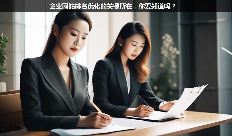 企業(yè)網(wǎng)站排名優(yōu)化的關(guān)鍵所在，你要知道嗎？